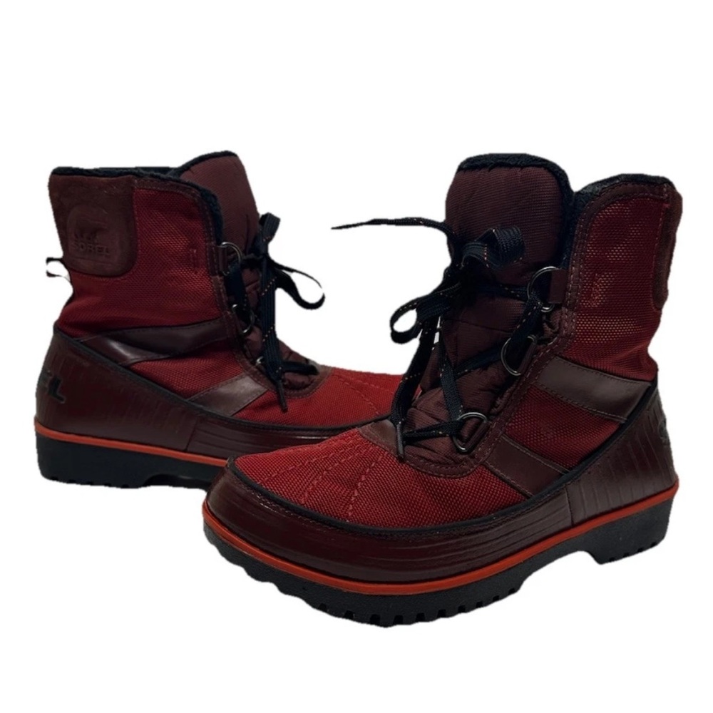 Sorel Women's Red and Black Winter Boots